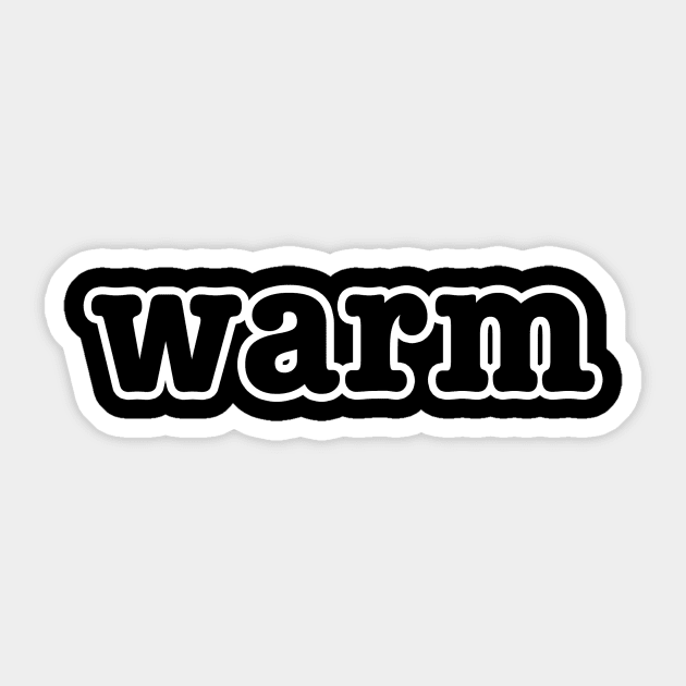 Warm Sticker by lenn